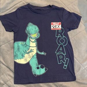 Rex Roar Kids T-Shirt - Navy